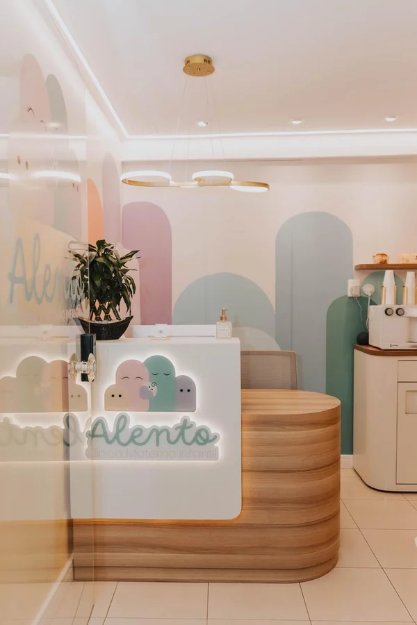 Recepção da Clínica Alento na Asa Sul